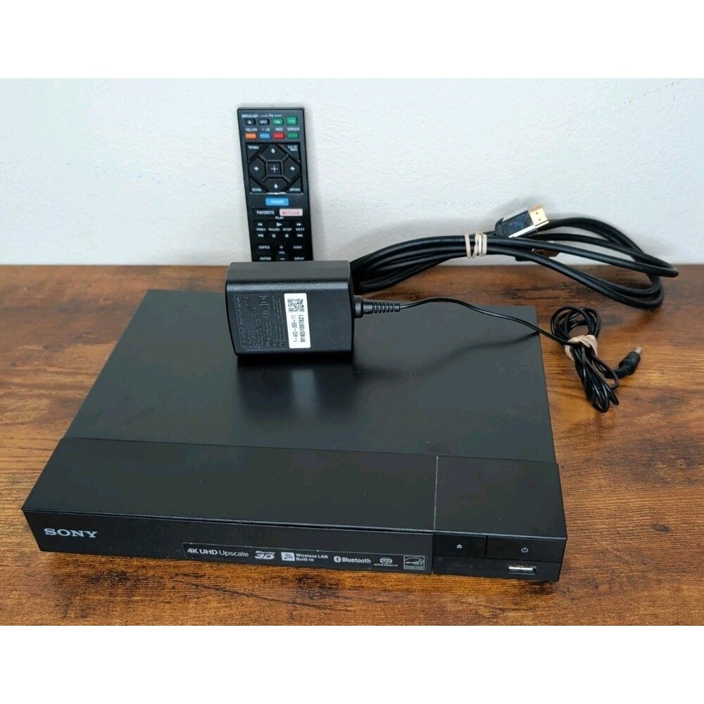 Sony BDP-S6700 4K Upscaling Blu-ray Player w/ Remote, Cable - Tested